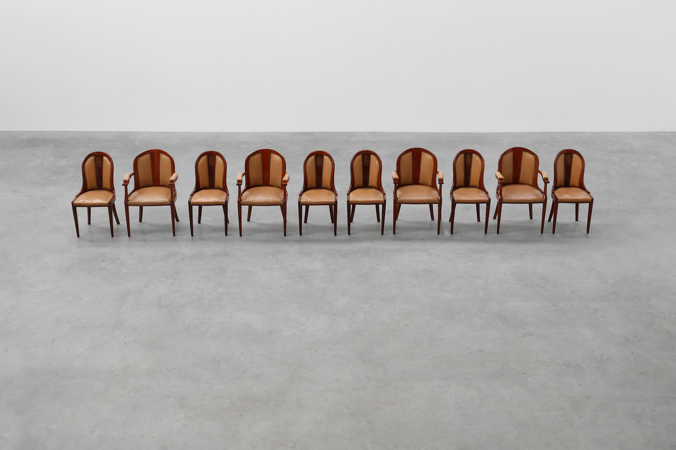 Art Deco Dining Room Set by De Coene, Belgium, 1935 thumbnail